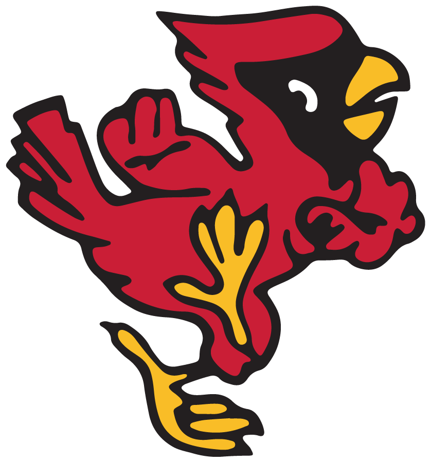 Ball State Cardinals 1965-1990 Primary Logo diy DTF decal sticker